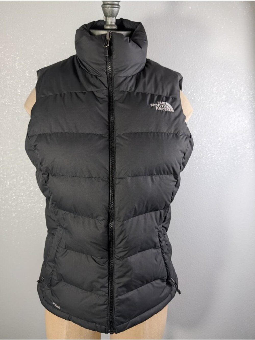 The North Face Women's 700 Down Puffer Vest Black Size S Warm Winter Outerwear